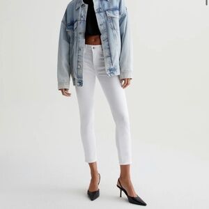 Adriano Goldschmied (AG) cigarette crop jeans